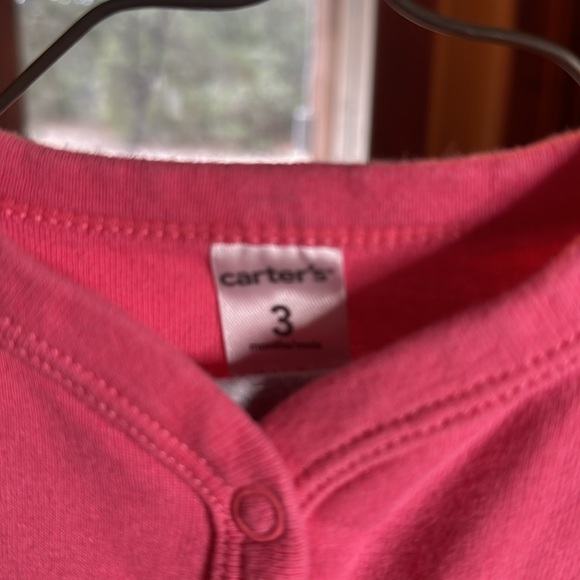 Carter's Little Layette 3 Piece Set Cardigan Pants Onesie Size 3 Mths - Picture 4 of 9